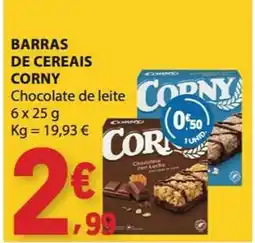 E.Leclerc Barras de cereais corny promoção