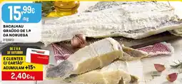 Intermarché Bacalhau graúdo de 1.a da noruega promoção