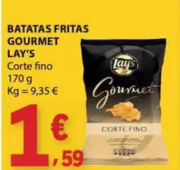 E.Leclerc Batatas fritas gourmet lay's promoção