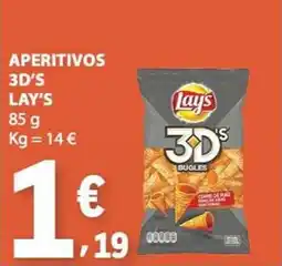E.Leclerc Aperitivos 3d's lay's promoção
