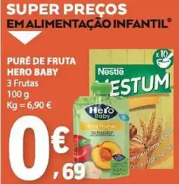 E.Leclerc Puré de fruta hero baby promoção
