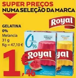 E.Leclerc Royal gelatina 0% melancia promoção