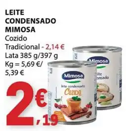 E.Leclerc Leite condensado mimosa promoção
