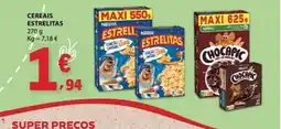 E.Leclerc Cereais estrelitas promoção