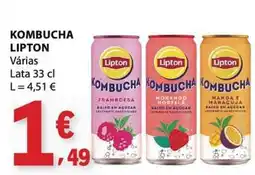 E.Leclerc Kombucha lipton promoção