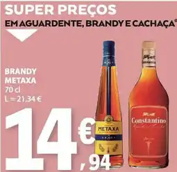 E.Leclerc Brandy metaxa promoção
