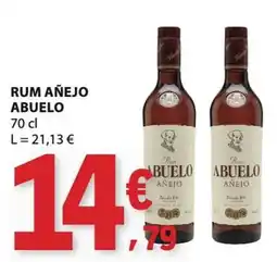 E.Leclerc Rum añejo abuelo promoção