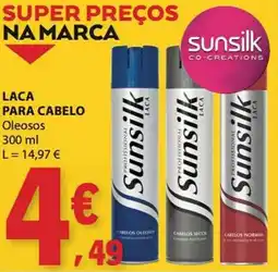 E.Leclerc Sunsilk laca para cabelo oleosos promoção