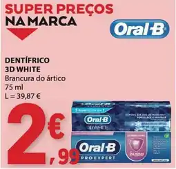 E.Leclerc Dentífrico 3d white promoção