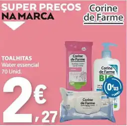 E.Leclerc Toalhitas Corine de Farme promoção