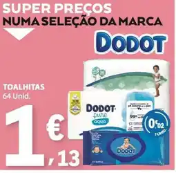 E.Leclerc Dodot toalhitas promoção