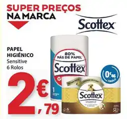 E.Leclerc Papel higiénico scottex promoção