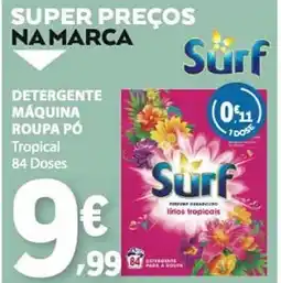 E.Leclerc Detergente máquina roupa pó Surf promoção