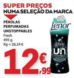 E.Leclerc Pérolas perfumadas unstoppables Lenor promoção