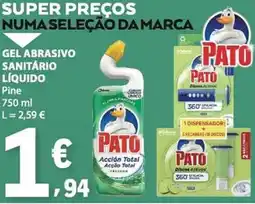 E.Leclerc Gel abrasivo sanitário líquido pato promoção