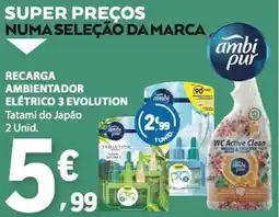 E.Leclerc Recarga ambientador elétrico 3 evolution promoção