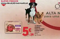 E.Leclerc Alimento húmido para cão mini purina one delicate promoção