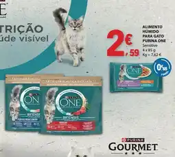 E.Leclerc Alimento humido para gato purina one sensitive promoção