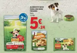E.Leclerc Alimento seco para cão mini friskies promoção