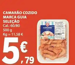 E.Leclerc Camarão cozido marca guia seleção promoção
