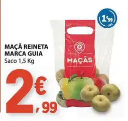 E.Leclerc Maçã reineta marca guia saco promoção