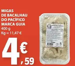 E.Leclerc Migas de bacalhau do pacífico marca guia promoção
