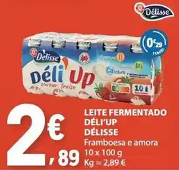E.Leclerc Leite fermentado déli'up délisse promoção