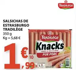 E.Leclerc Salsichas de estrasburgo tradilège promoção