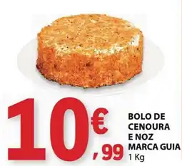 E.Leclerc Bolo de cenoura e noz marca guia promoção