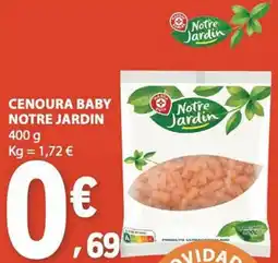 E.Leclerc Cenoura baby notre jardin promoção