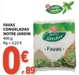 E.Leclerc Favas congeladas notre jardin promoção