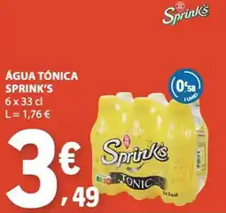 E.Leclerc Água tónica sprink's promoção