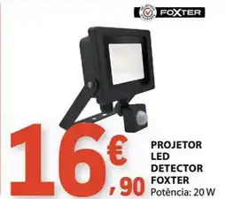 E.Leclerc Projetor led detector foxter promoção