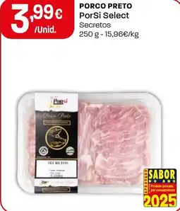 Intermarché Porco preto porsi select promoção