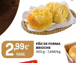 Intermarché Pão de forma brioche promoção