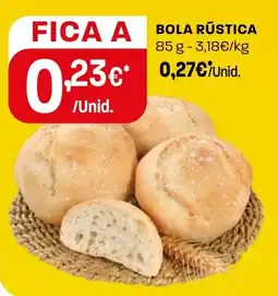 Intermarché Bola rústica promoção