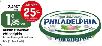 Intermarché Queijo p/ barrar Philadelphia promoção