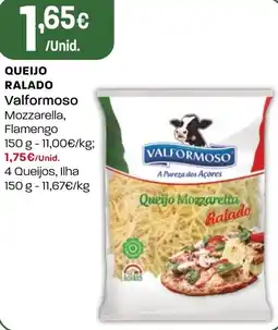 Intermarché Queijo ralado Valformoso Mozzarella, promoção