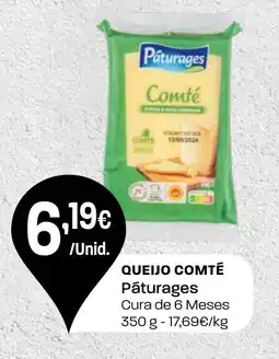 Intermarché Queijo comté Pāturages promoção