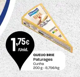 Intermarché QUEIJO BRIE Paturages Cunha promoção
