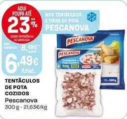 Intermarché Tentaculos de pota cozidos Pescanova promoção