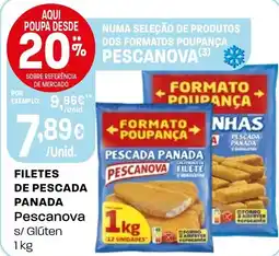 Intermarché Filetes de pescada panada Pescanova promoção