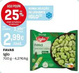 Intermarché Favas Iglo promoção