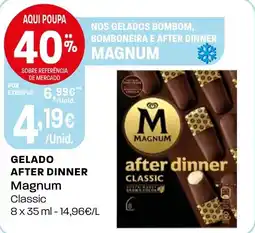 Intermarché Gelado after dinner Magnum promoção