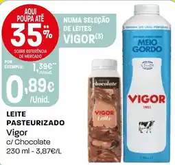 Intermarché Leite pasteurizado Vigor promoção