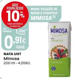 Intermarché Nata uht Mimosa promoção