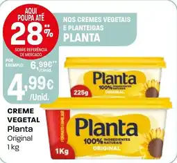 Intermarché Creme vegetal planta promoção