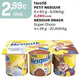 Intermarché Nestlé PETIT NESQUIK promoção