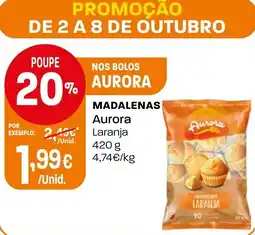Intermarché Madalenas Aurora Laranja promoção