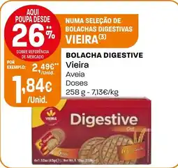Intermarché Bolacha digestive Vieira promoção